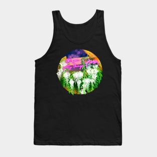 Good vibes only neon signs Tank Top